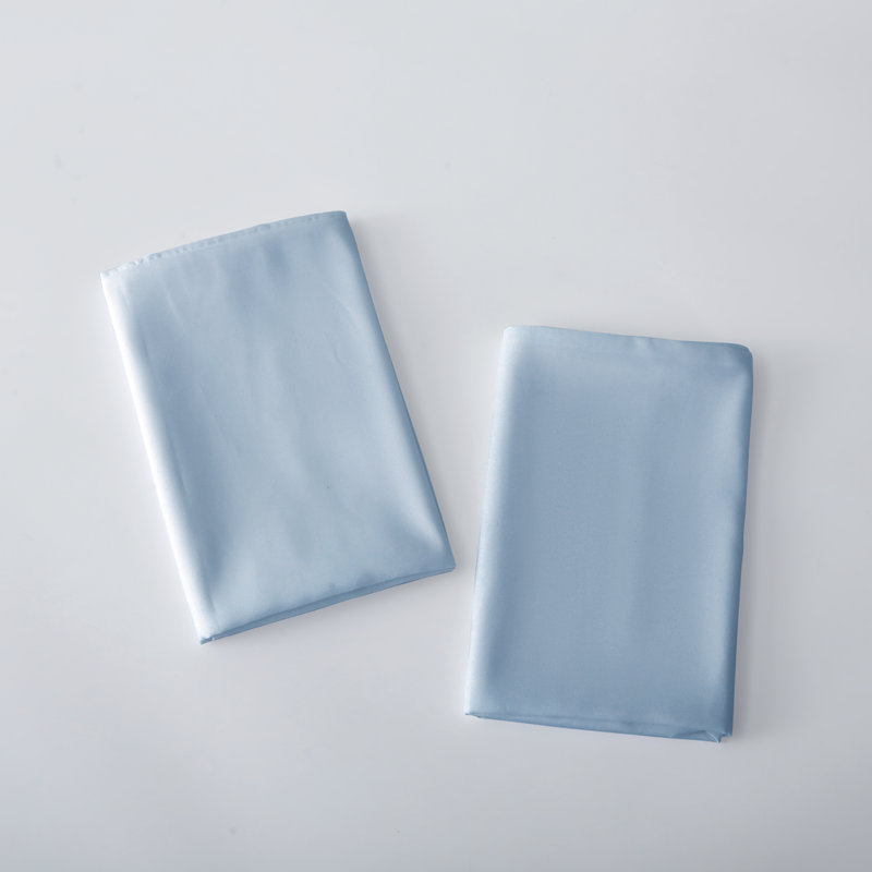 Paire de taies d'oreiller en microfibre Better Style Home, Bleu, Ensemble de taies d'oreiller pour grand lit