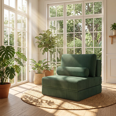 Canapé modulaire sans accoudoirs en tissu Castle l 49,21 po x P 39,37 po x H 26,77 po Castle