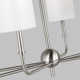 Rowley 6 Light Metal Dimmable Chandelier