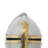 Silver Metal Medieval Knight Crusader Helmet
