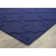 Navy Nasturtium Cut-loop Trellis Area Rug by