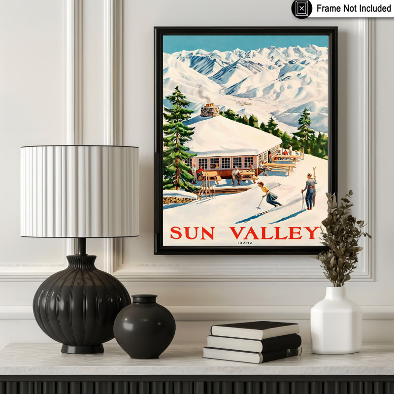 Sun Valley, Unframed, Poster, 18"H x 24"W