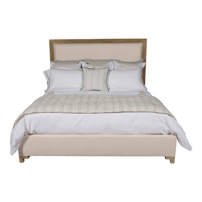 Louise/Lawrence King Upholstered Low Profile Panel Bed