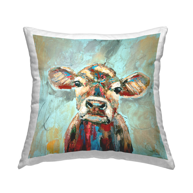 Polyester Throw Square Pillow Cover & Insert