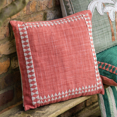 Kayla Embroidered Throw Cushion