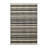 Washable Stone Gray Cream Striped Area Rug-691850013