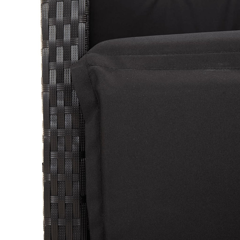 Sena Rectangular 9 8 190Cm L Outdoor Table Set, Anthracite