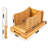 Bamboo Bread Slicer With Crumb Tray Bamboo Bread Cutter For Homemade Bread, Loaf Cakes, Bagels Slicer, 3 Slice Sizes, Adjustable, Compact, Foldable