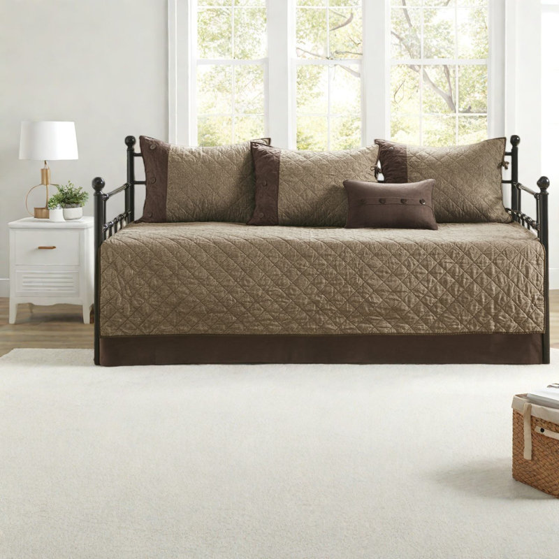 Rustic Reversible Bedding Set, Microfiber Suede, Cozy Cabin Touch