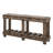 62.9" Console Table Entryway, Vintage Style With Metal Rivets & Storage Shelf, 4.5" Thick Desktop-1212402263