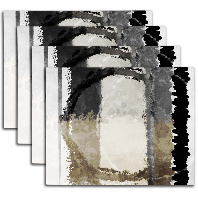 Napperon abstrait en polyester