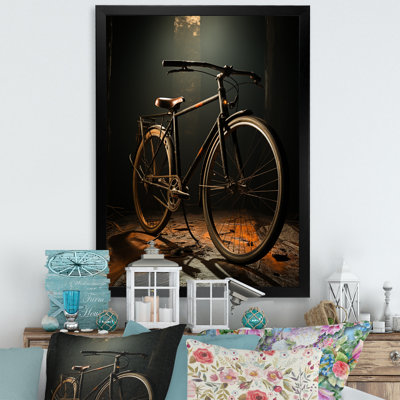 " Bronze Balance Bicycle "