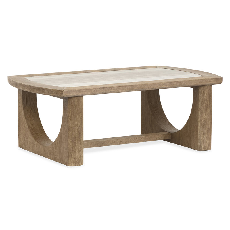 Orton Rectangular Cocktail Table With End Table, 2 Pieces: Coffee Table, End Table