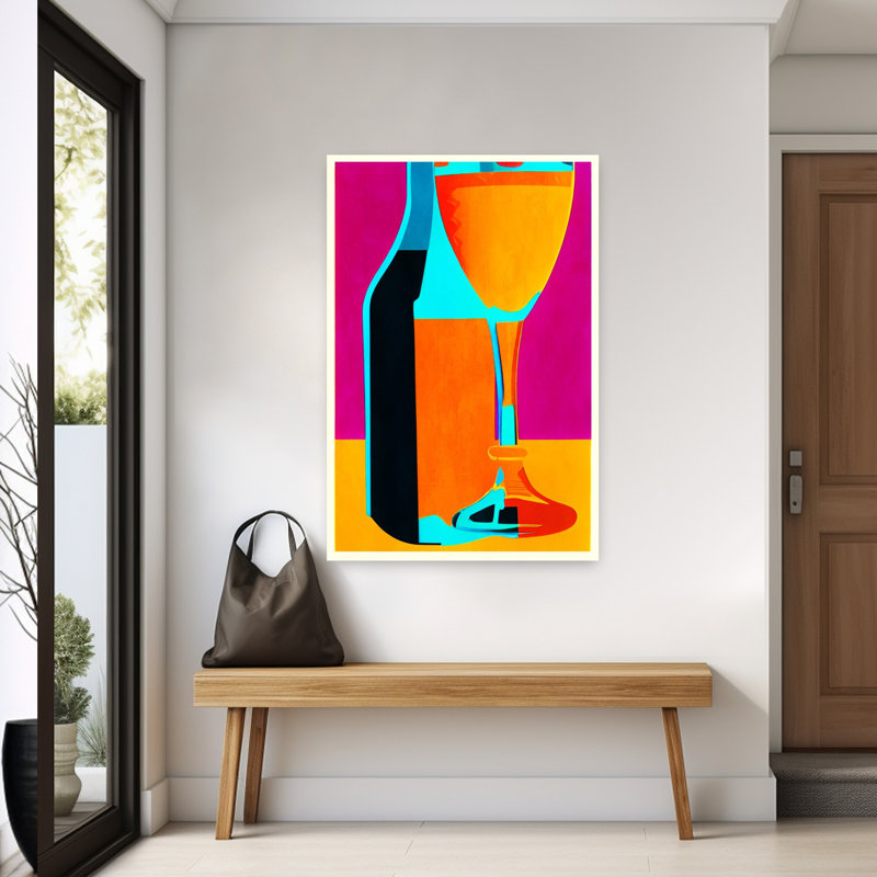 Art contemporain, art contemporain abstrait, H 60 po x l 40 po
