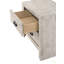 Table de bout de table de chevet contemporaine 1Pc avec deux tiroirs de rangement-1516628127