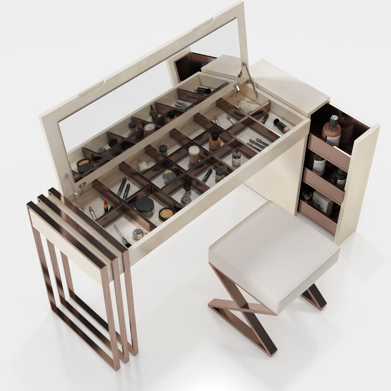 Lynnsie Dressing Table with Mirror