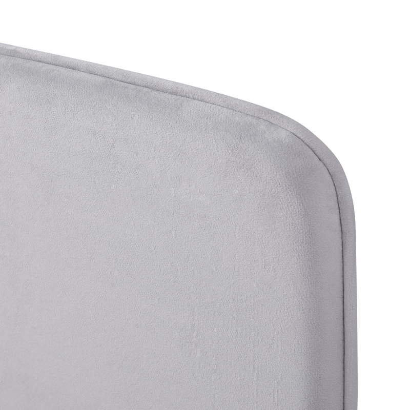 Upholstered Daybed, Grey Velvet