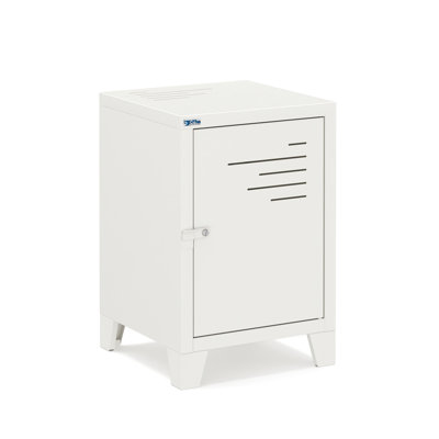 16'' W Metal Nightstand
