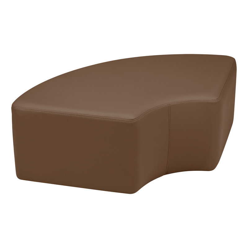 Tabouret de quart de salle à manger modulaire de Learniture, Chocolat, H 14 po x l 37 po x P 27 po, Oui