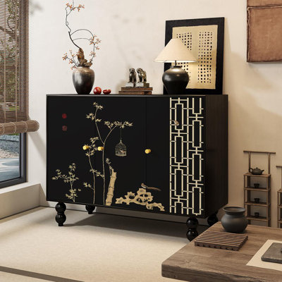 Buffet en bois massif de 47,2 po de largeur Rosley