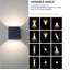 Matte Black 10cm H Outdoor Sconce