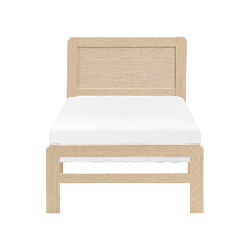 Lit plateforme contemporain 1pc, Lit simple