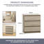 70 cm W Chest of 3 Drawers-1349160688
