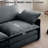 Comfortable Single Deep Seat Sofa With One Pillow, Suitable For Living Room And Bedroom, Club Multiple Occasions-838923619