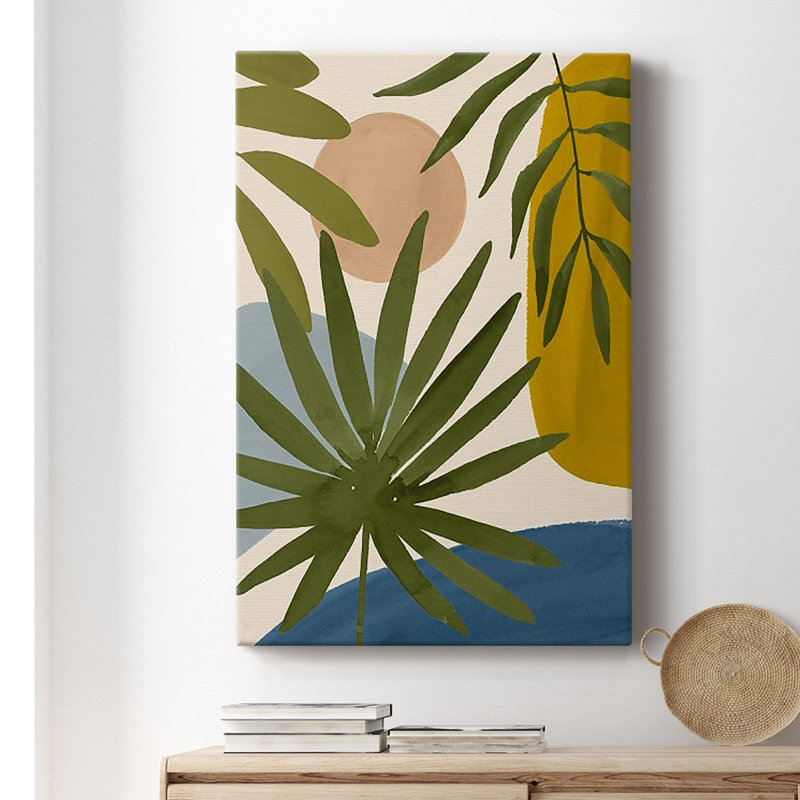 Toile tendue Tropica Tumble II Premium Gallery - prête à être accrochée, H 18 po x l 12 po x P 1 po