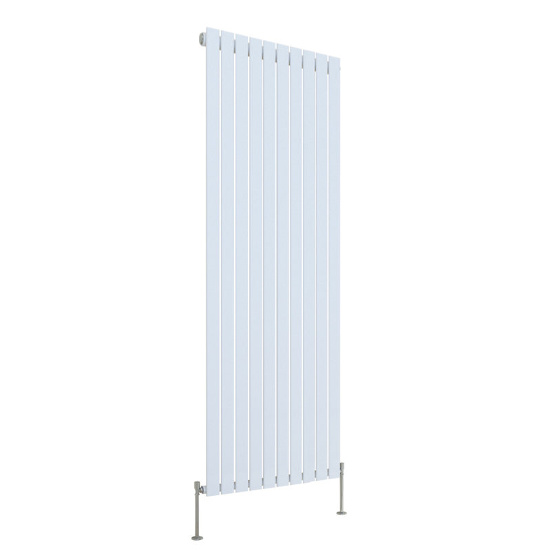 Shonnard Vertical Single Flat Panel Radiator, Gloss White, 180cm H x 68cm W