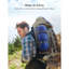 Tapis de camping simple, bleu