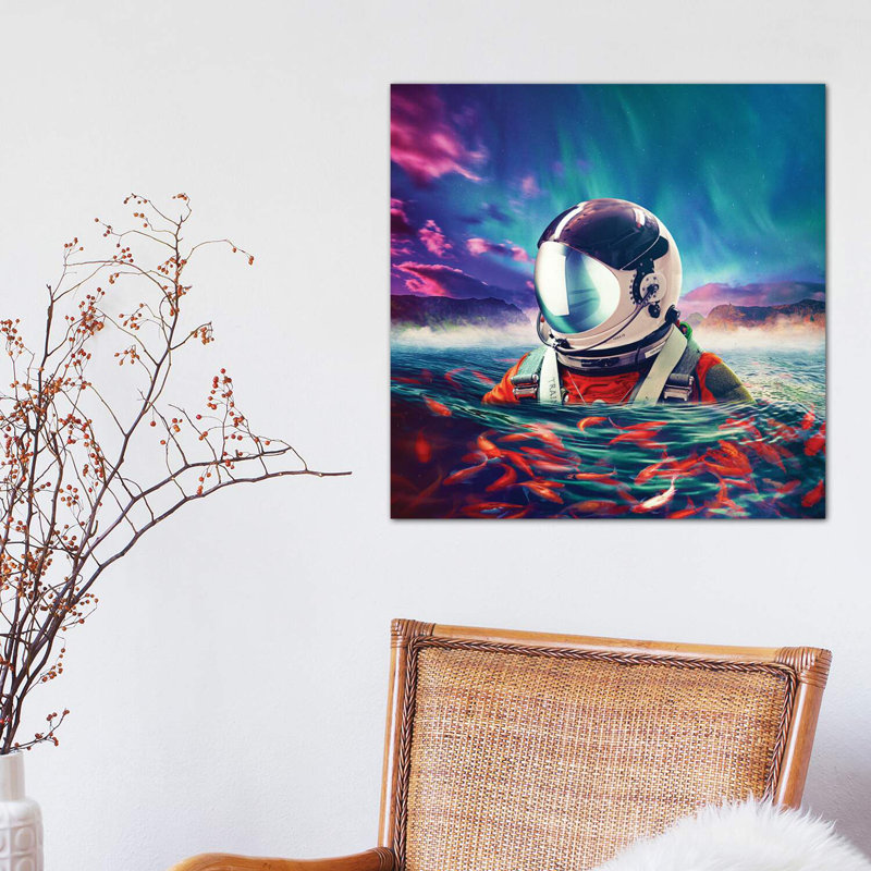 «Belongingness» par Transparent - impression d'art graphique, Toile tendue, H 12 po x l 12 po x P 0,75 po