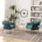 Chynna Velvet Armchair-2069173186