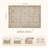 Watte Vintage Floral Border Area Rug, Non-Slip, Washable Beige for Living Room & Bedroom-1099365811