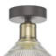 Pula Glass Semi Flush Mount