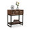 Dark Walnut Solid Wood Rectangular Console Table