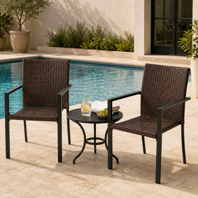 Fauteuils de patio Arden Cove Coastal Wicker
