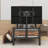 Selia Twin Size Metal Platform Bed with Two Storage Drawers and Rotatable TV Stand-1996516077