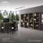 Bureau extensible Techni Mobile, noyer-123266602