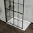 Shower Screen Walk-In Wet-Room Black