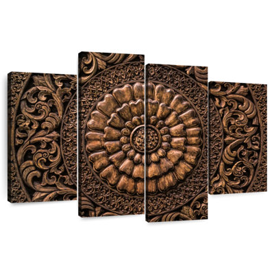 Sculpture florale ronde Senne