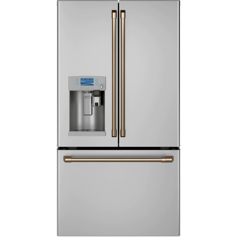 Refrigerator Handle Kit, Brushed Brass