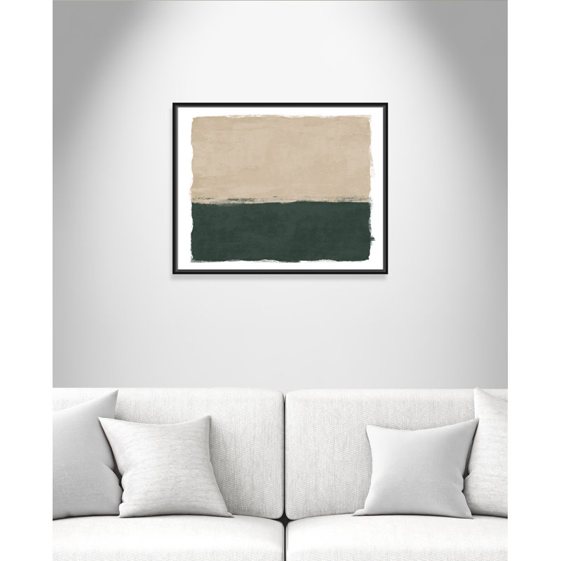 «Emerald Forest II - Landscape Version Print» par Natalie Carpentieri, Toile avec cadre, L 29,5 po x H 23,5 po