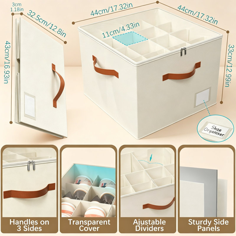 wekli Storage Tub & Tote, White