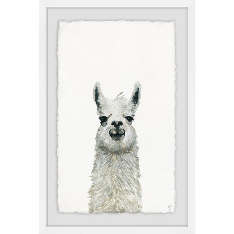 Llama Close-up - Painting, 30cm H x 20cm W