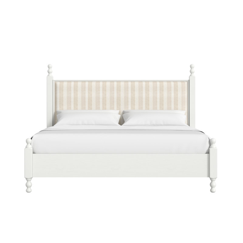 Haven KG Uph Finial Bed, King