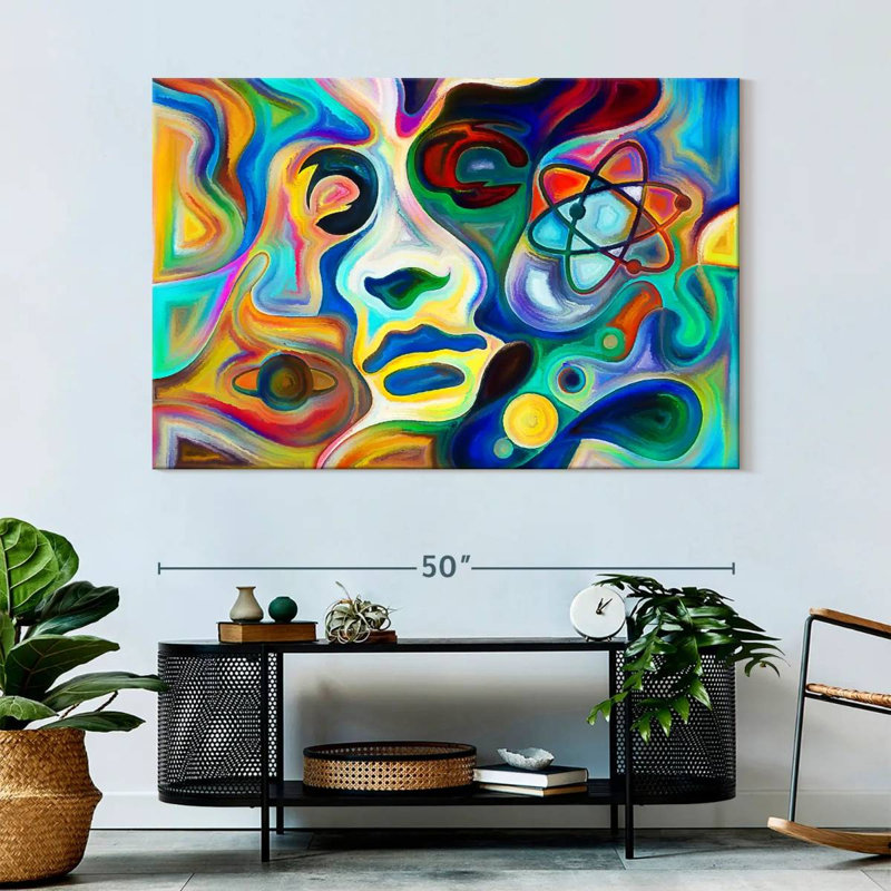 Avery Abstract Galaxy, 34" H x 51" W
