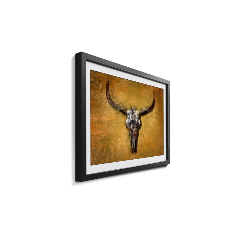 Texas Buffalo - Single Picture Frame Print, 40cm H x 60cm W