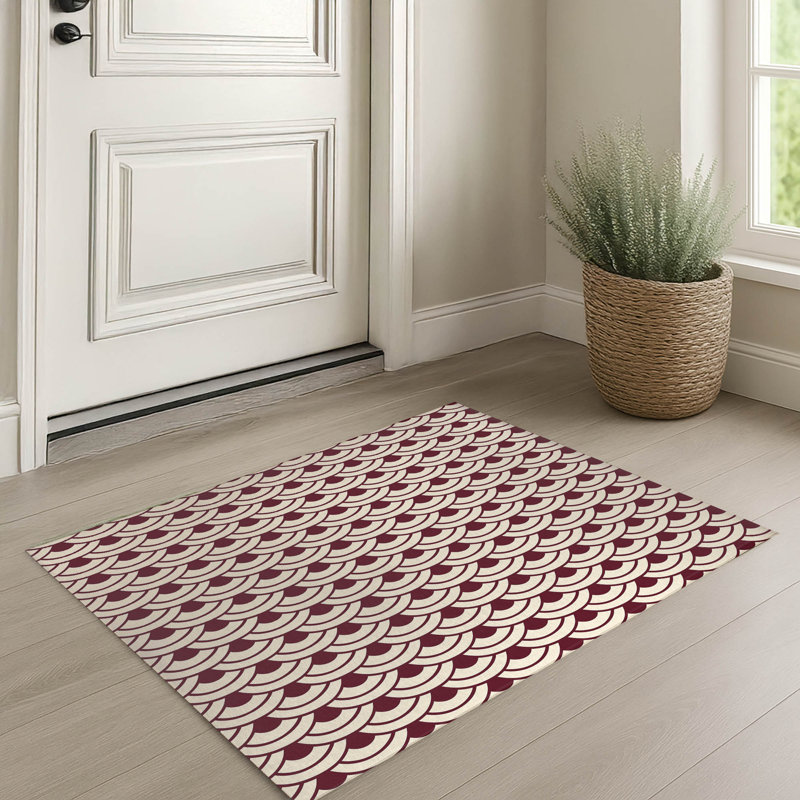 Paillasson traditionnel traditionnel japonais, Vin, 24" W x 36" L