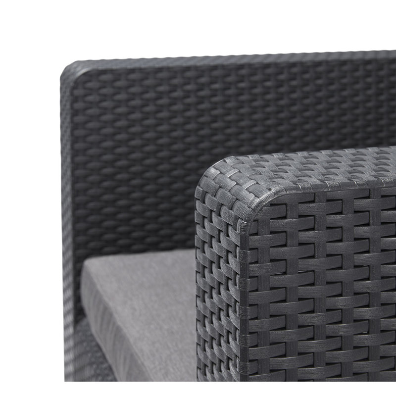 Outdoor Lounge Chair, Gray